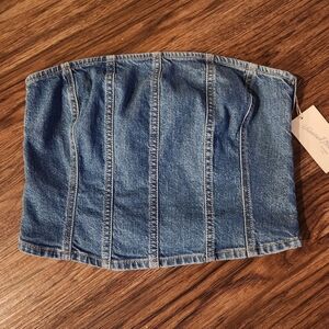 NWT Universal thread denim top